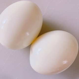 固茹で茹で卵⭐️簡単ゆで卵